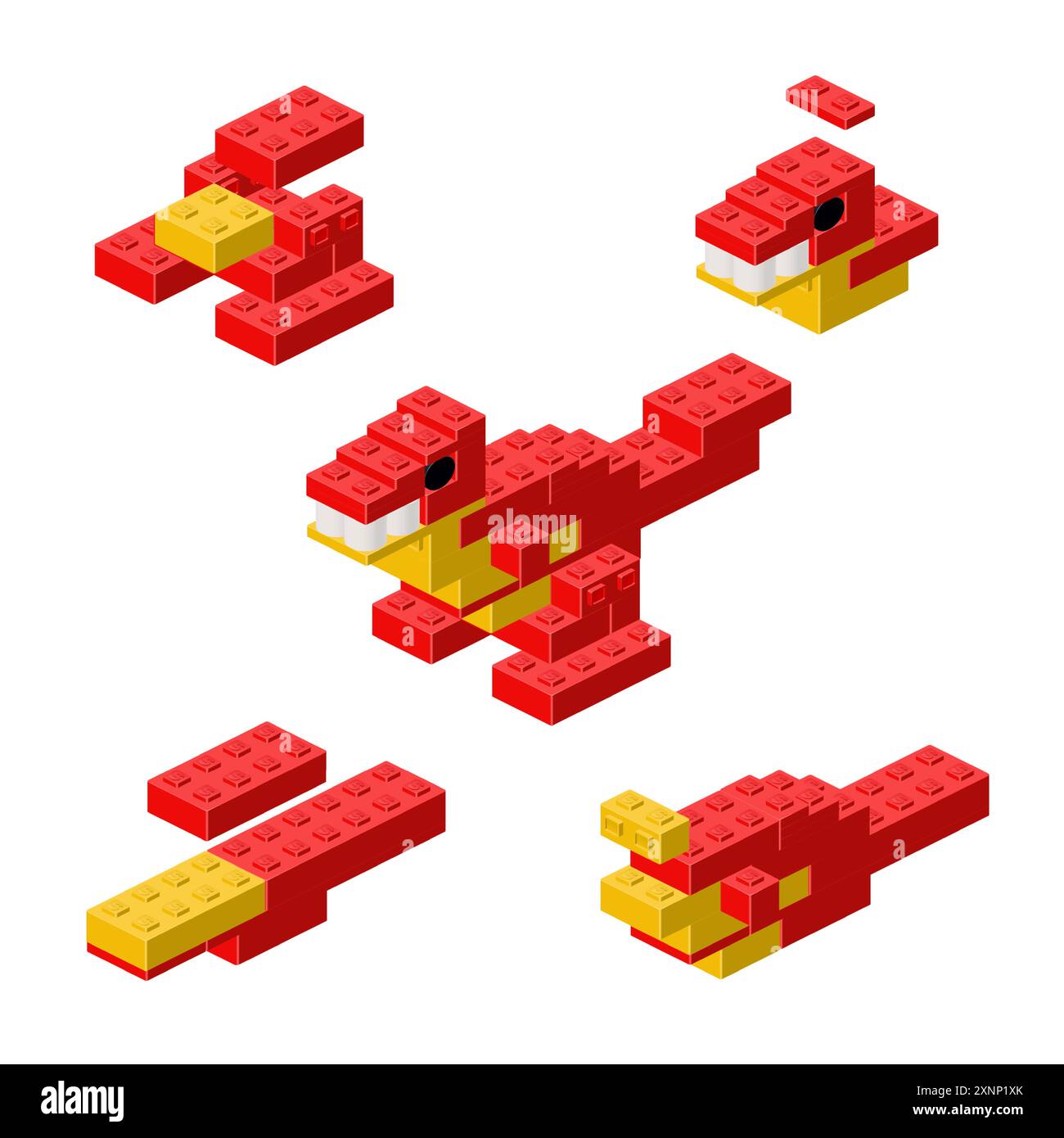 Lego red dinosaur instructions hotsell