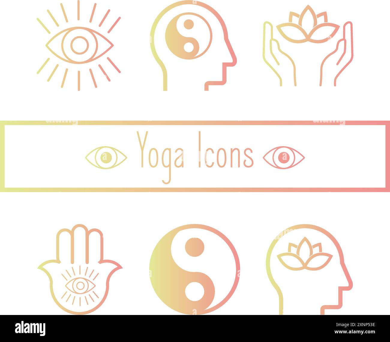 Yoga balance asana people pictogram hi-res stock photography and images ...