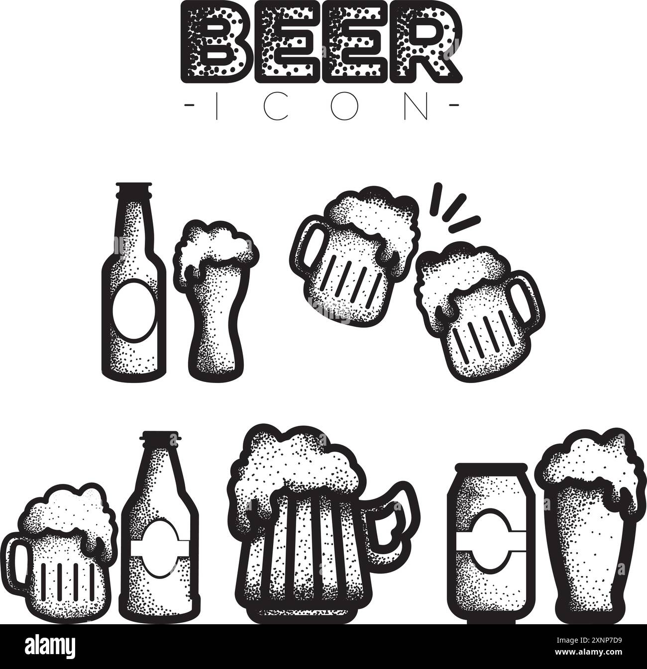 Set of beers sketch icons Vector Stock Vector Image & Art - Alamy