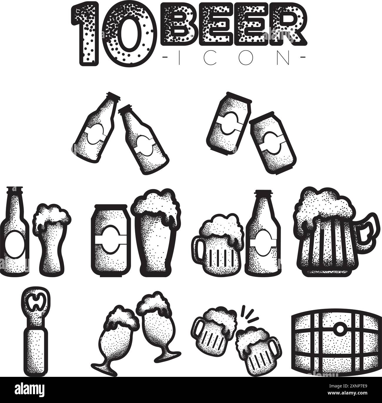 Set of beers sketch icons Vector Stock Vector Image & Art - Alamy