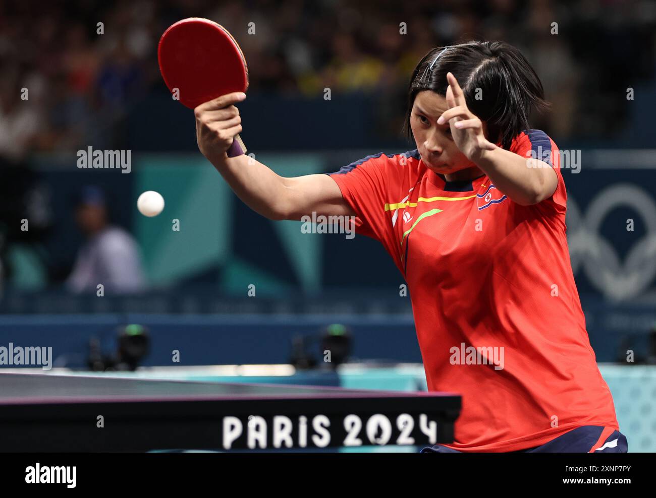 Paris, France. 1st Aug, 2024. Pyon Song Gyong of Democratic People's