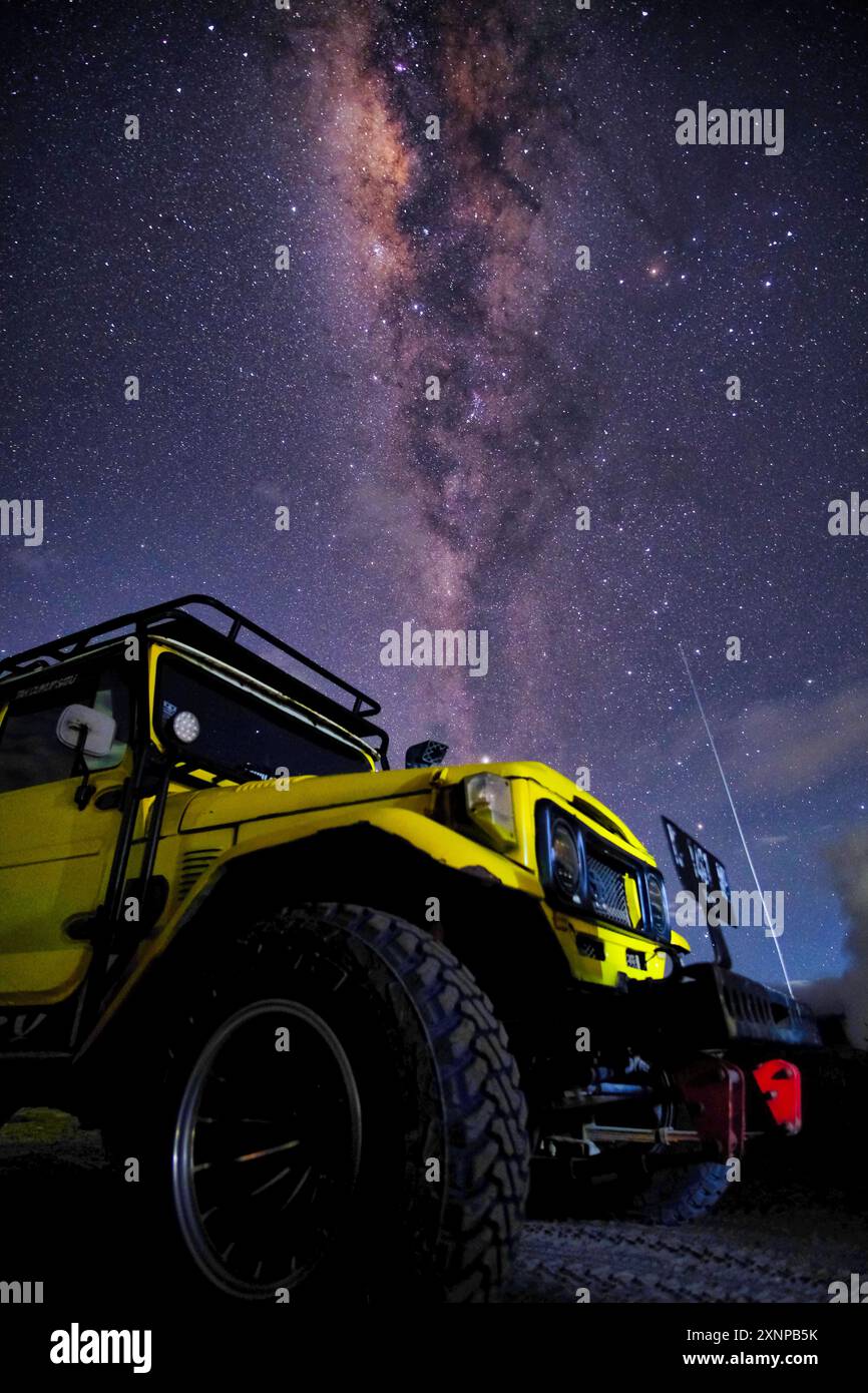 Milky way bromo hi-res stock photography and images - Alamy