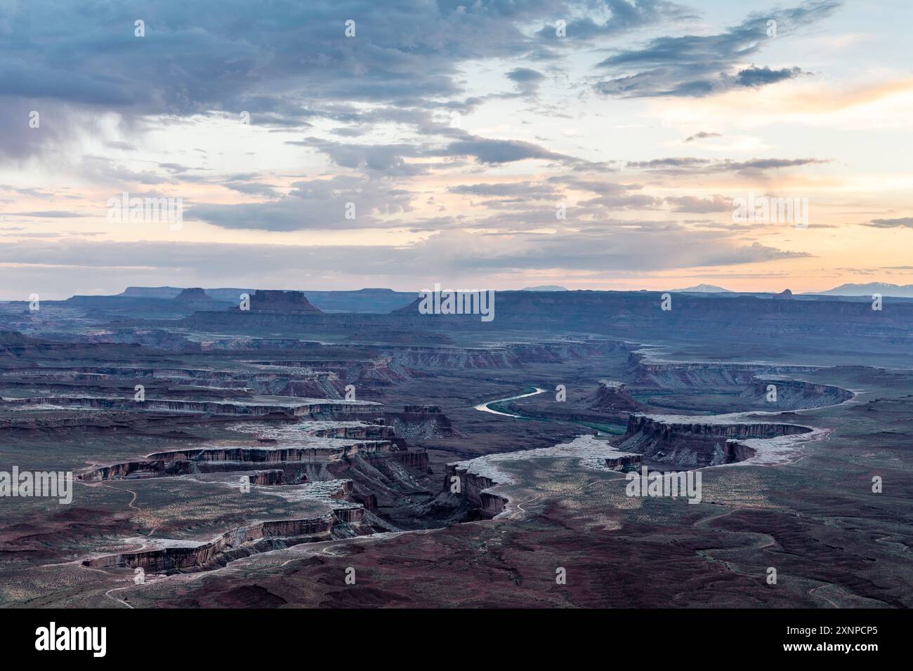 Green River Overlook, Canyonlands National Park, Utah, USA Stock Photo