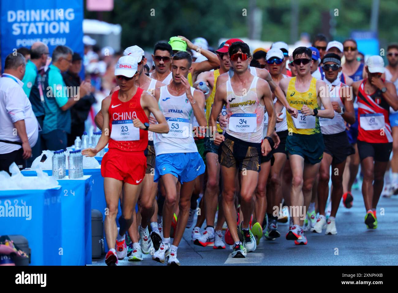 Paris, France. 1st Aug, 2024. General view Race Walk : Men's 20km Race ...