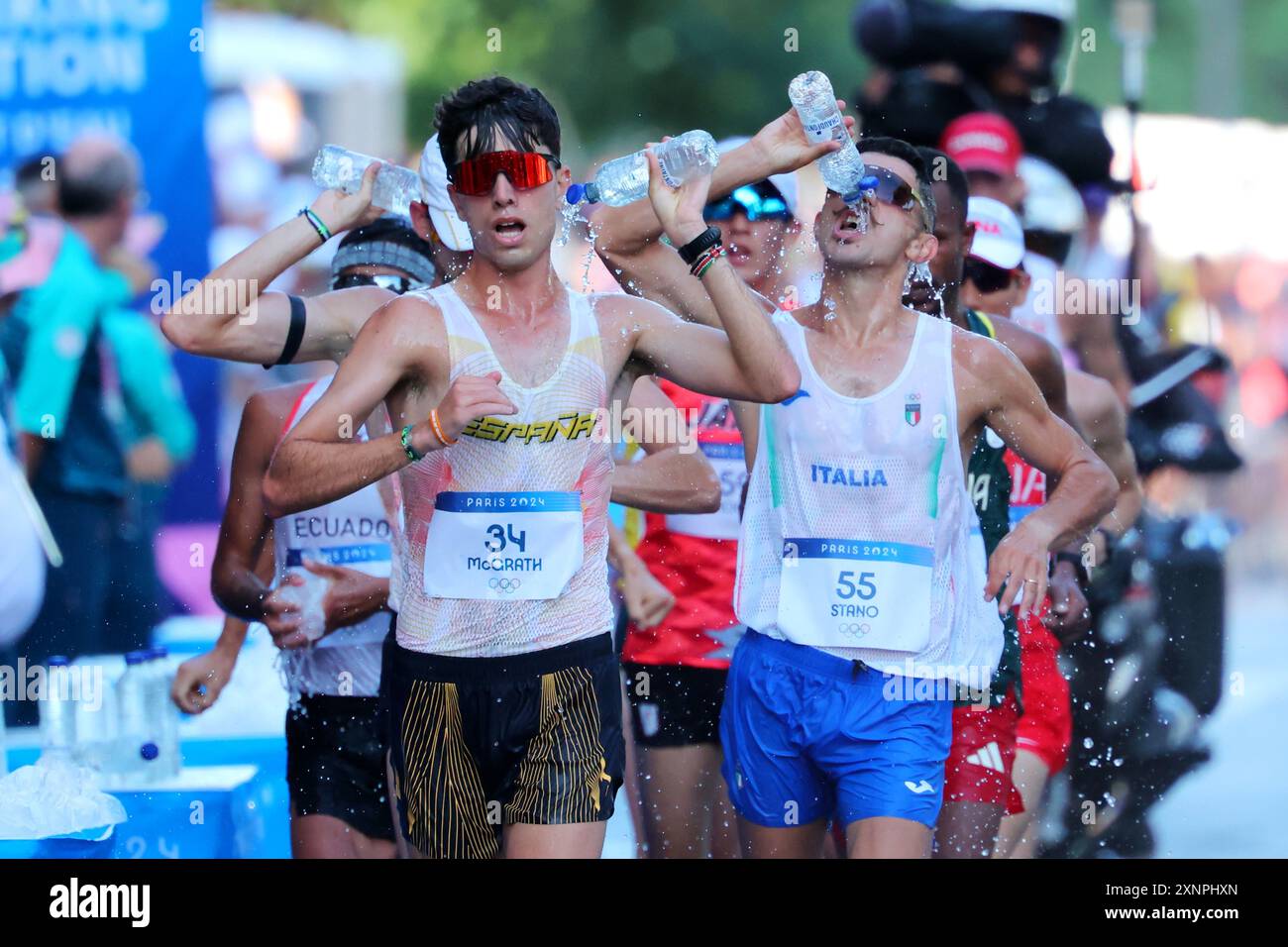 Paris, France. 1st Aug, 2024. General view Race Walk : Men's 20km Race ...