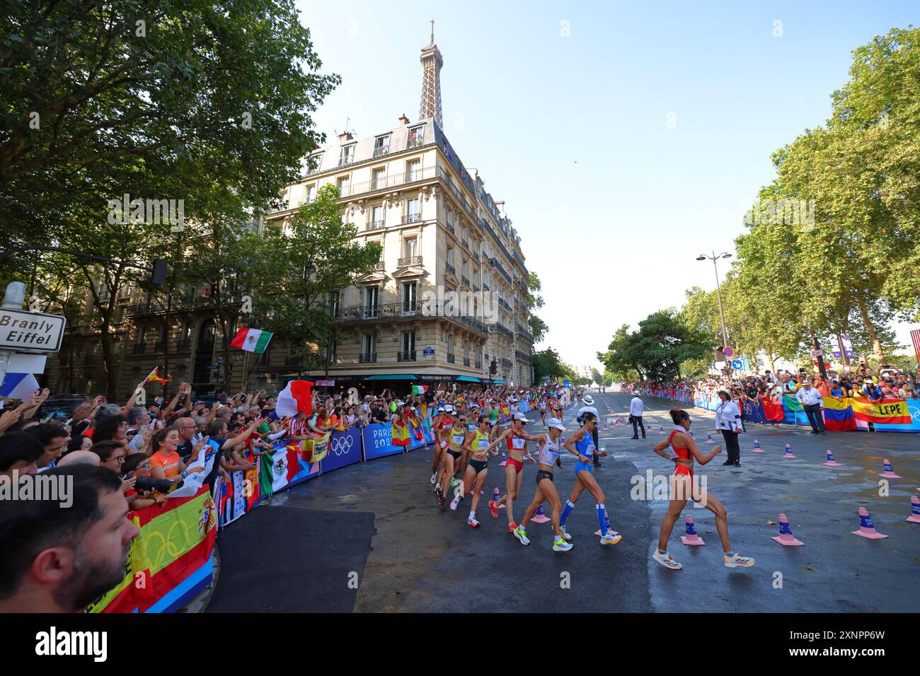 Paris, France. 1st Aug, 2024. General view Race Walk : Women's 20km ...