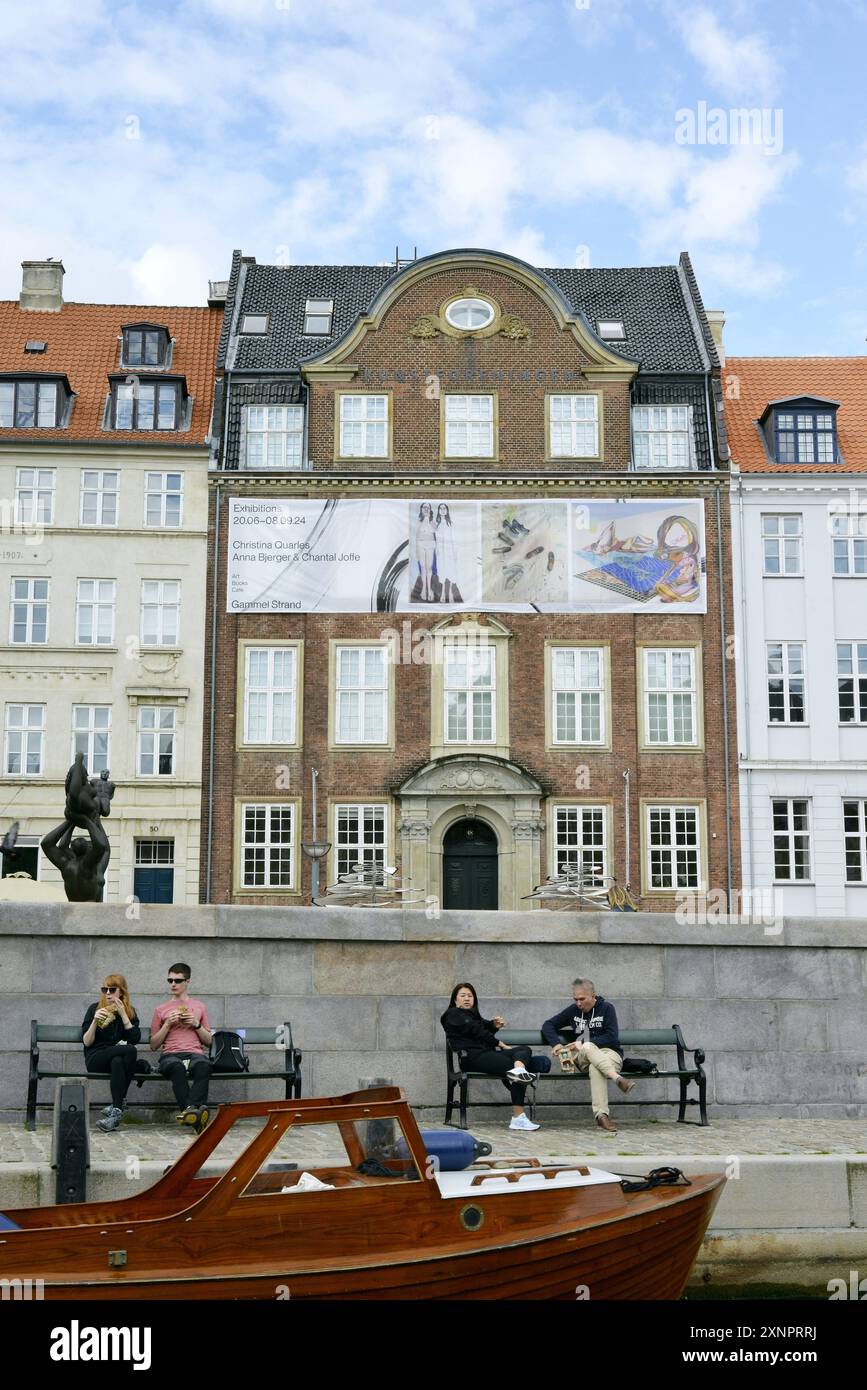 Danish architecture buildings in the center of Copenhagen,Denmark,Scandinavia Stock Photo