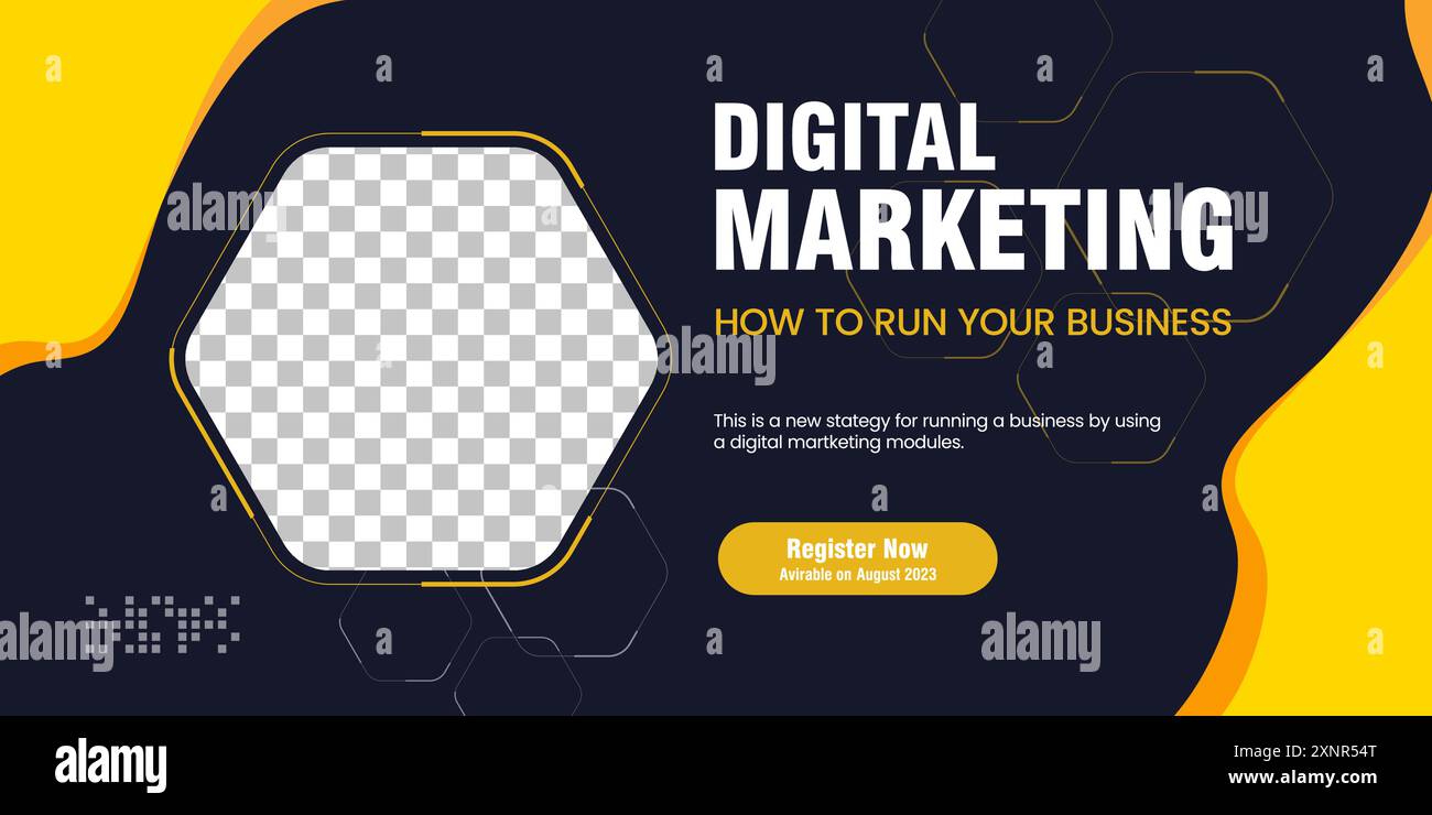Digital marketing banner Stock Vector Images - Alamy