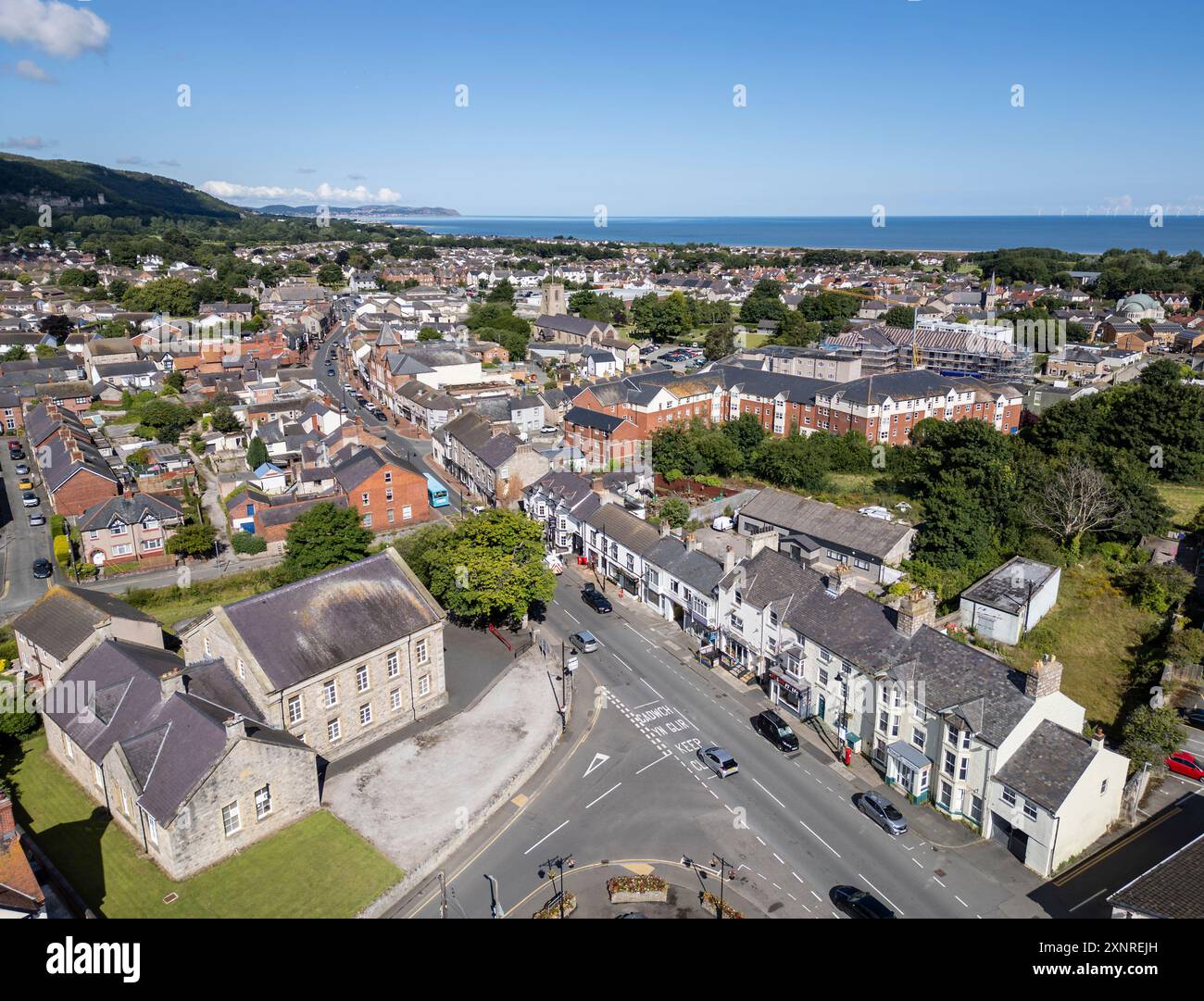 Abergele Town Aerial View Hi res Stock Photography And Images Alamy