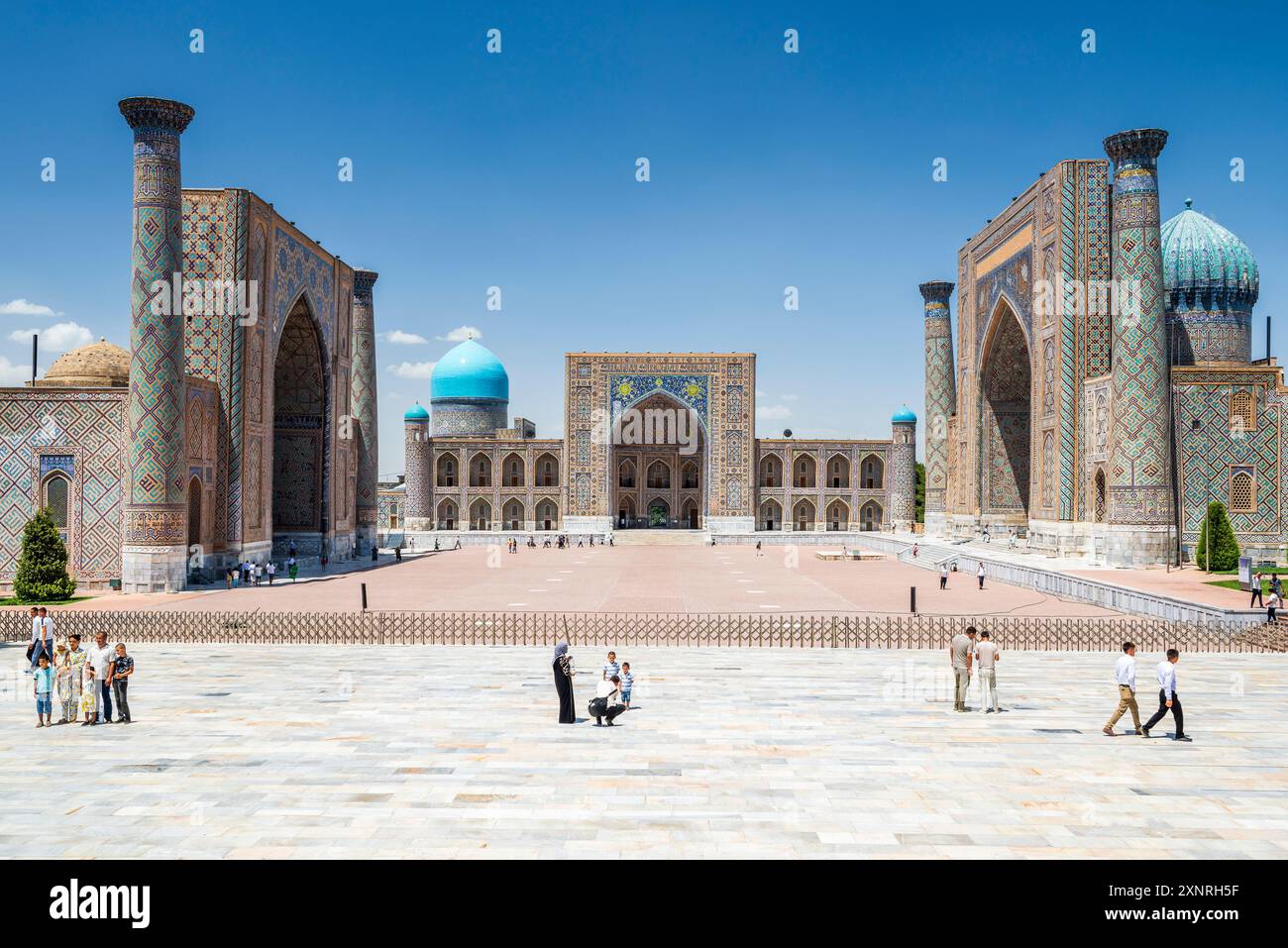 Registan, Samarkand, Uzbekistan Stock Photo