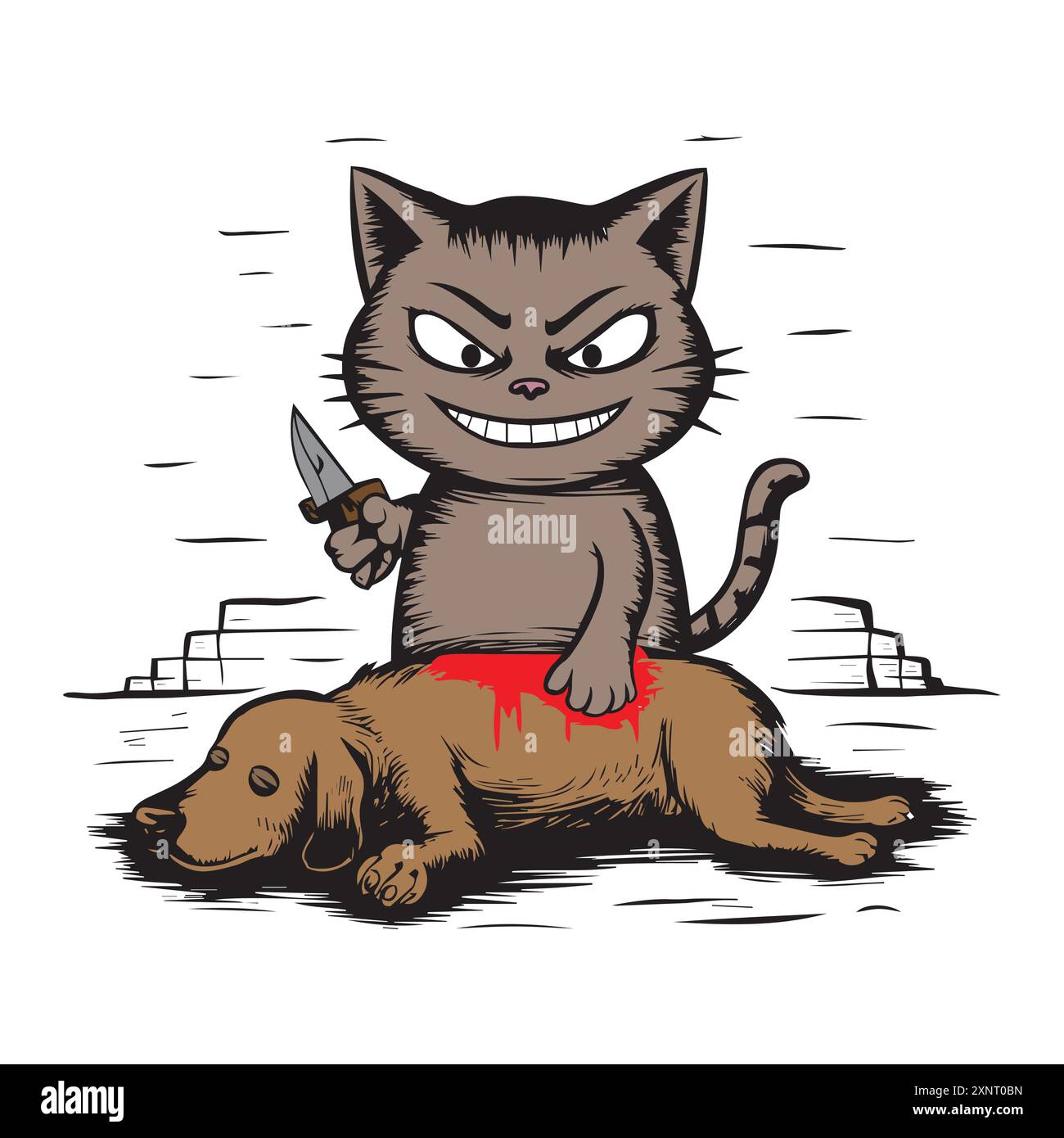 drawing-of-an-angry-moody-cat-holding-knife-over-dead-dogs-body-vector-illustration-for-tshirt-website-clip-art-poster-and-custom-print-on-demand-2XNT0BN.jpg
