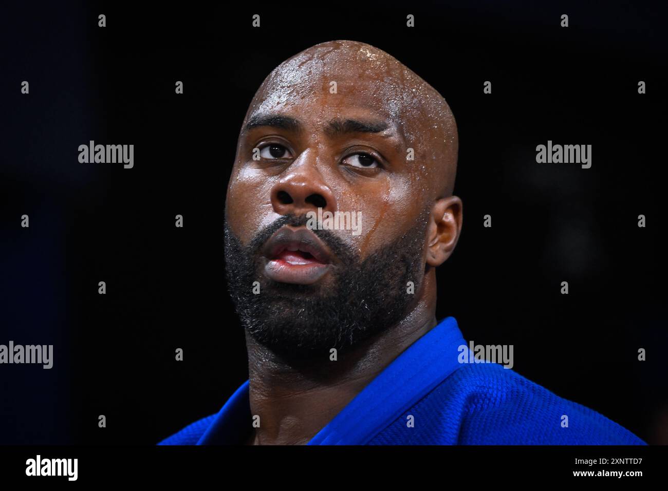 Teddy Riner ( FRA ) vs Guram Tushishvili ( GEO ), Judo, Men +100 kg Quarterfinal during the