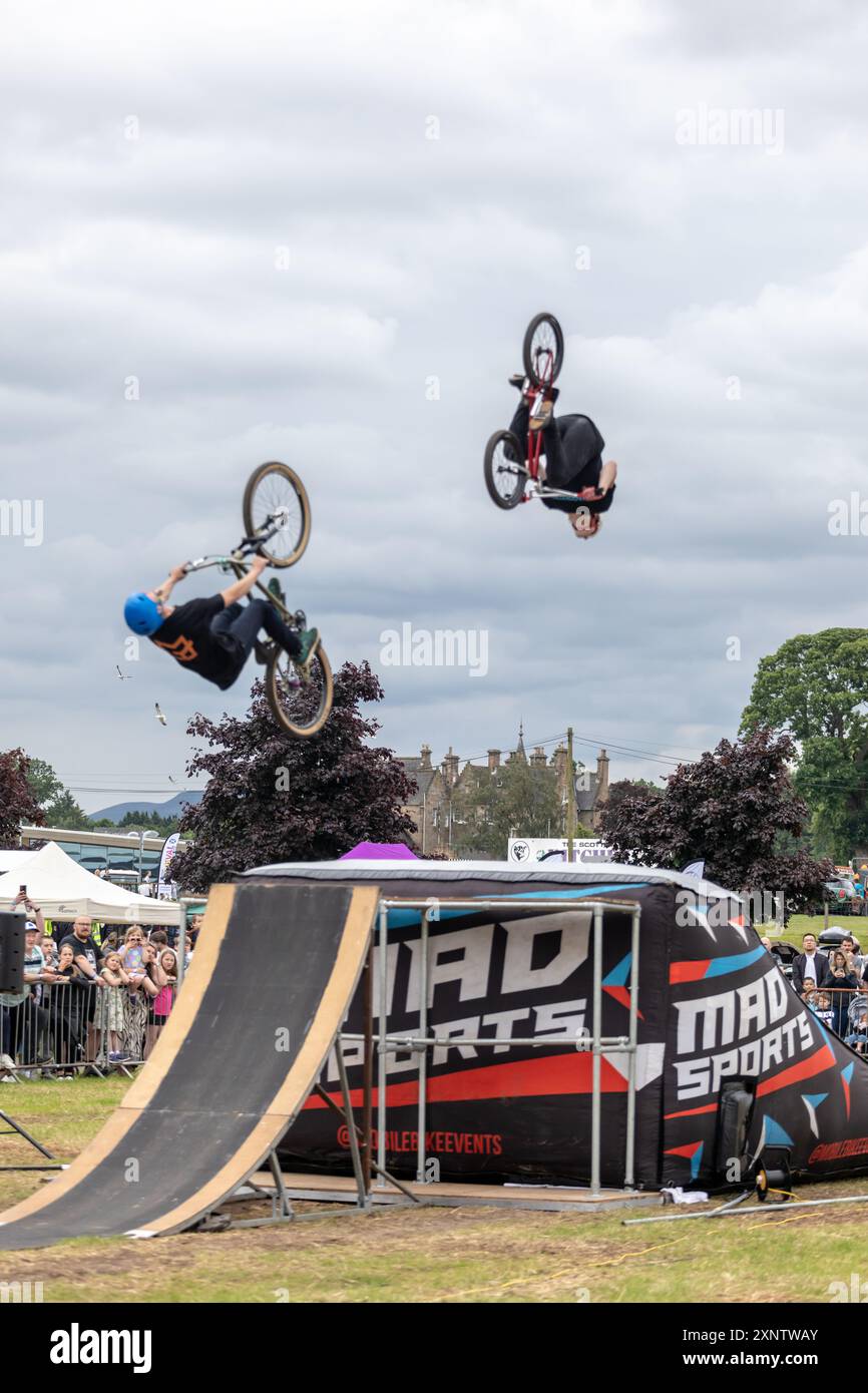 Trails/ BMX Stunt riding Stock Photo
