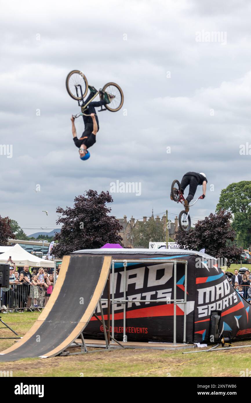 Trails/ BMX Stunt riding Stock Photo