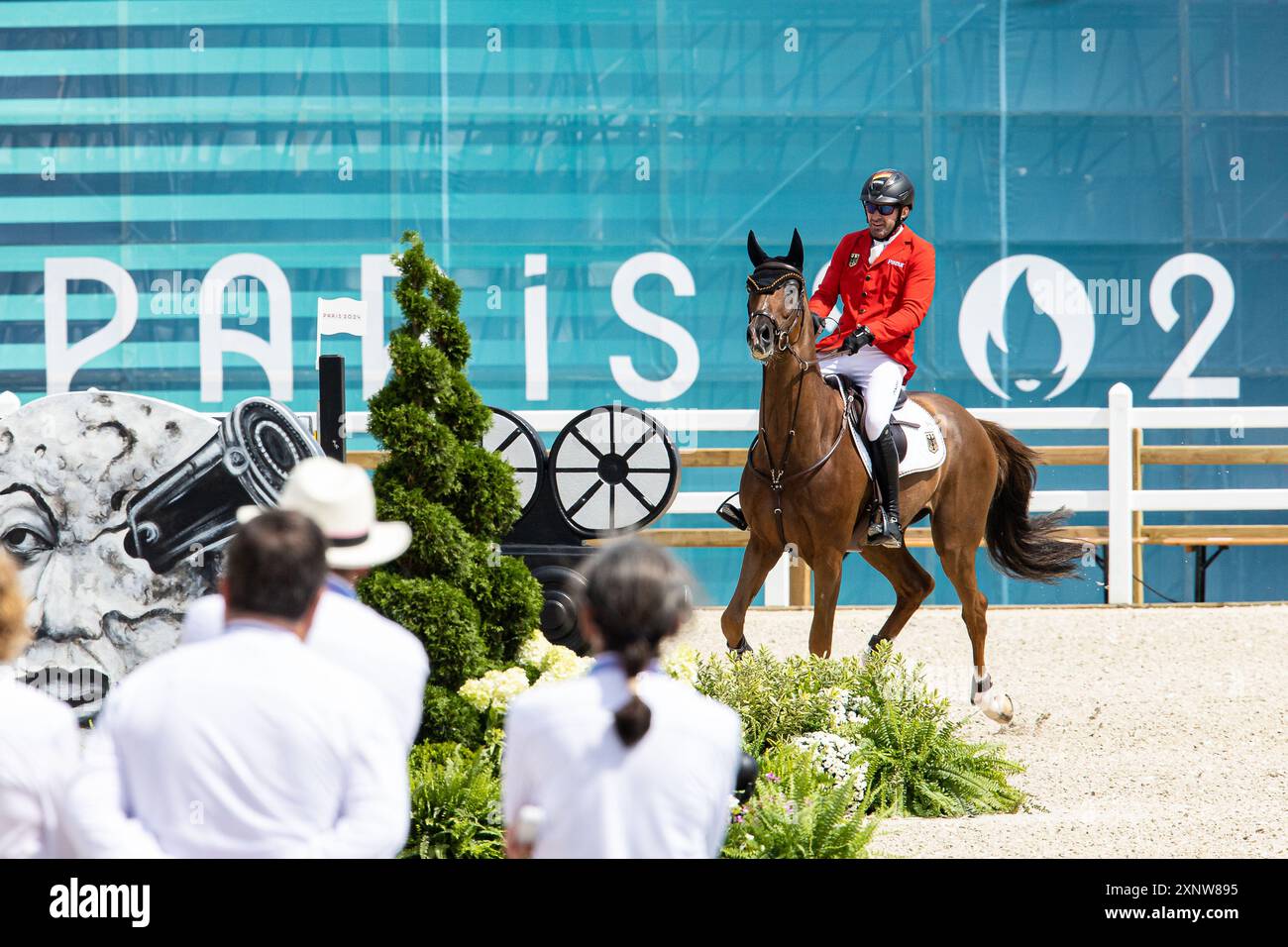 FRA, Olympische Spiele Paris 2024, Reiten Springen Team Herren Finale