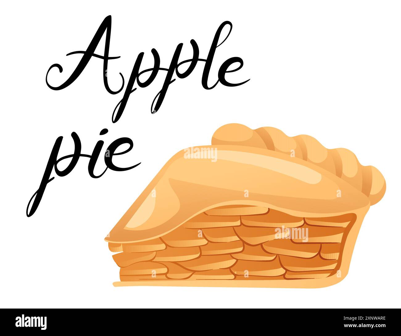 Cartoon apple pie hi-res stock photography and images - Alamy, image size:1300x1089