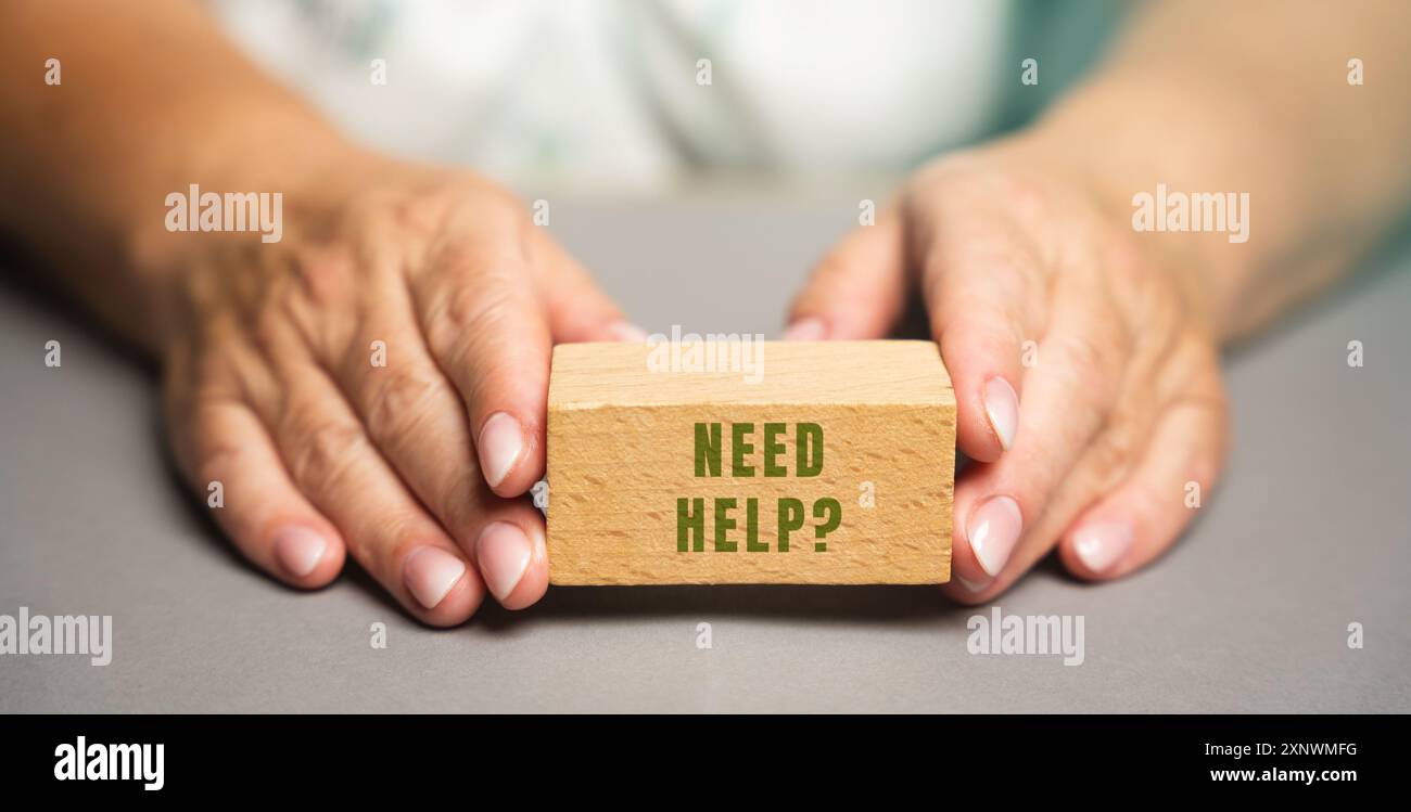 Need help blocks word hi-res stock photography and images - Alamy