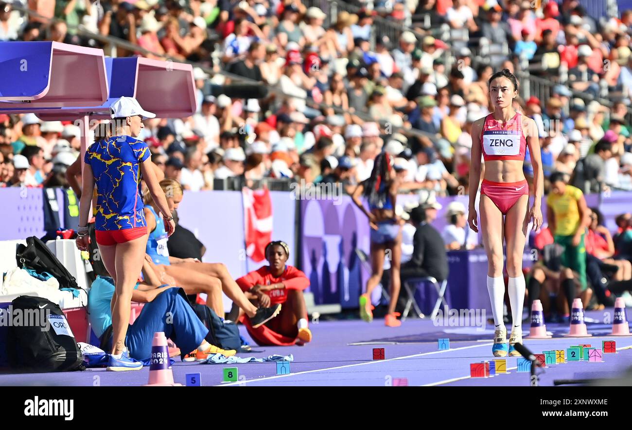 Zeng Rui Paris, France. 2nd Aug, 2024. Zeng Rui of China competes during the ...