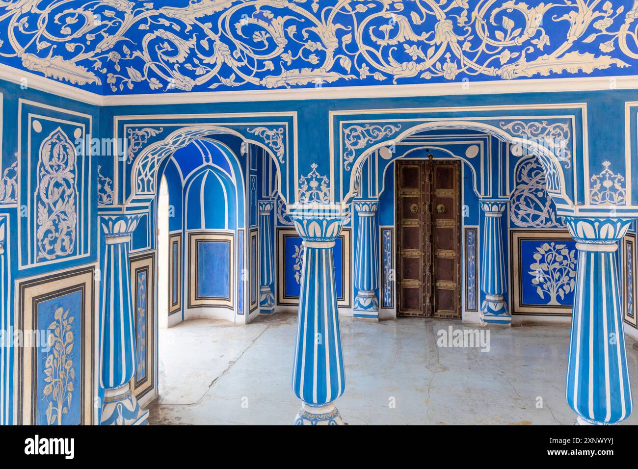 Chhavi Niwas, The Blue Room at The City Palace, City Palace, Jaipur ...
