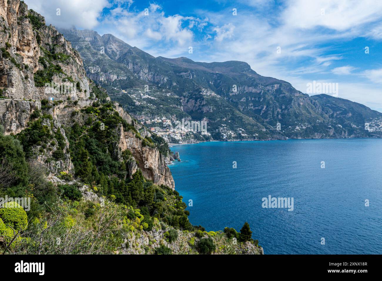 The Amalfi Coast, UNESCO World Heritage Site, Campania, Italy, Europe Stock Photo