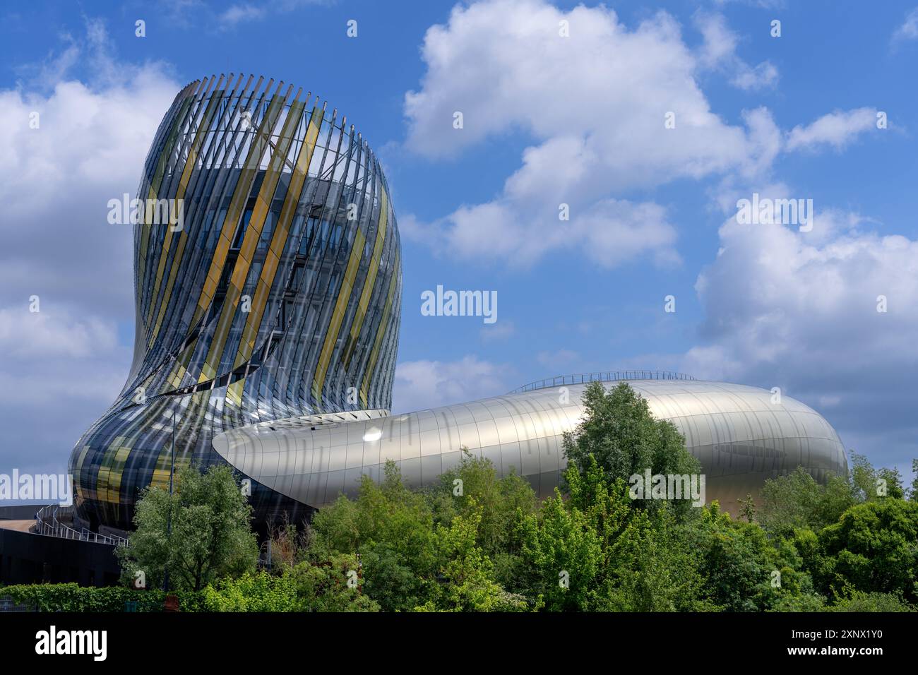 The Cite du Vin Museum, Bordeaux, Gironde, Aquitaine, France, Europe Stock Photo