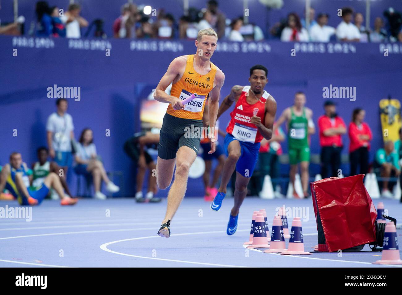 SANDERS Manuel (Deutschland), 4 x 400 Meter Mixed Staffel Lauf, FRA