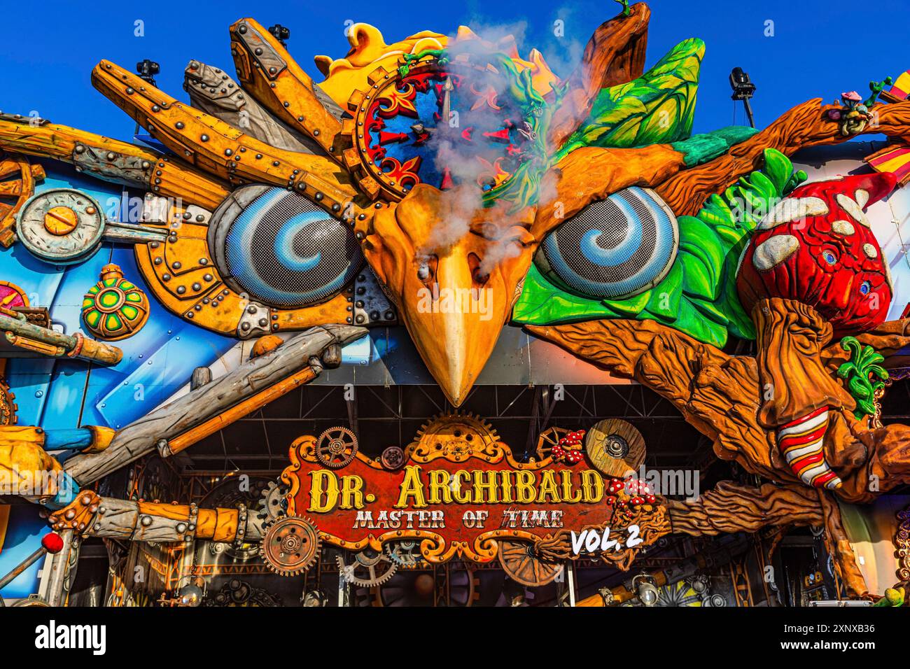 Virtual reality adventure ride, Dr Archibald-Master of Time, amusement ...