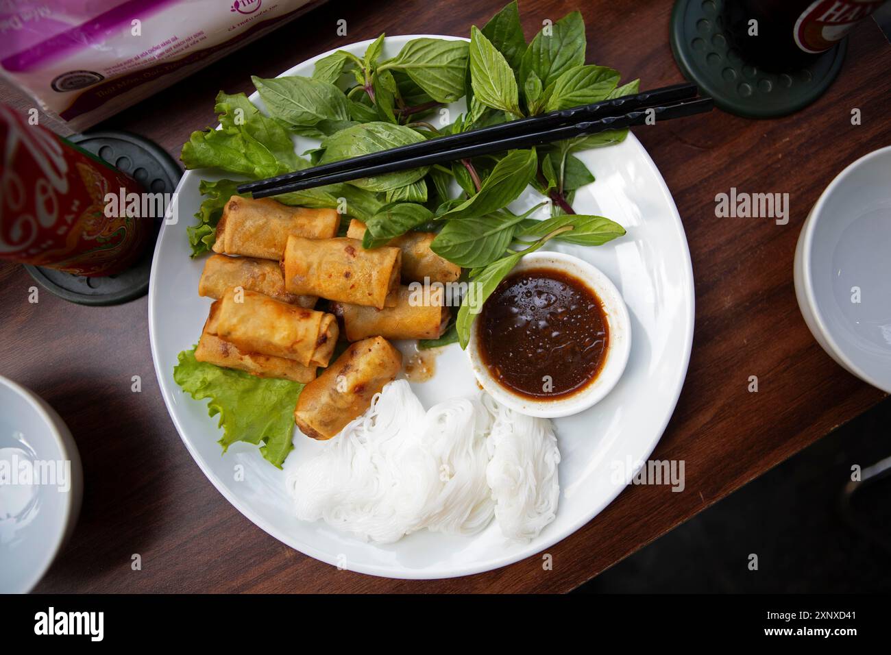 Vietnamese spring rolls, traditional dish in Vietnam Stock Photo - Alamy