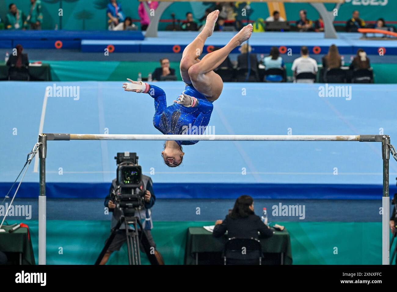 Santiago, Chile, October 23, 2023, Kayla Dicello (USA) during Gymnastics - women Artistic at the 2023 Pan American Games Stock Photo