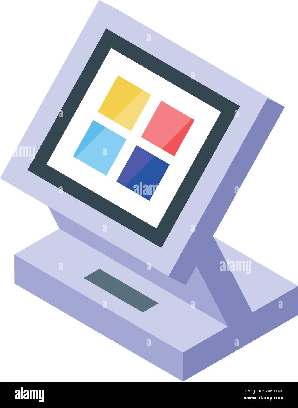 Retail kiosk in airport Stock Vector Images - Alamy
