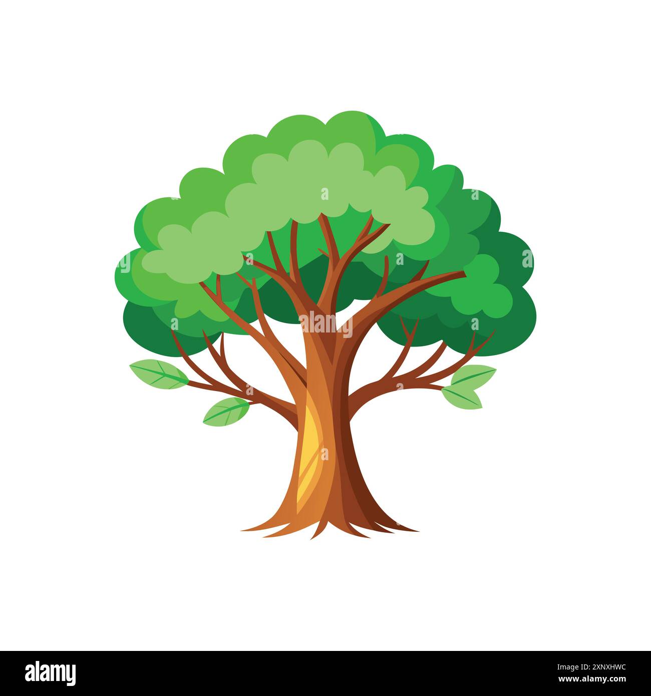 Horizontal tree trunk Stock Vector Images - Alamy