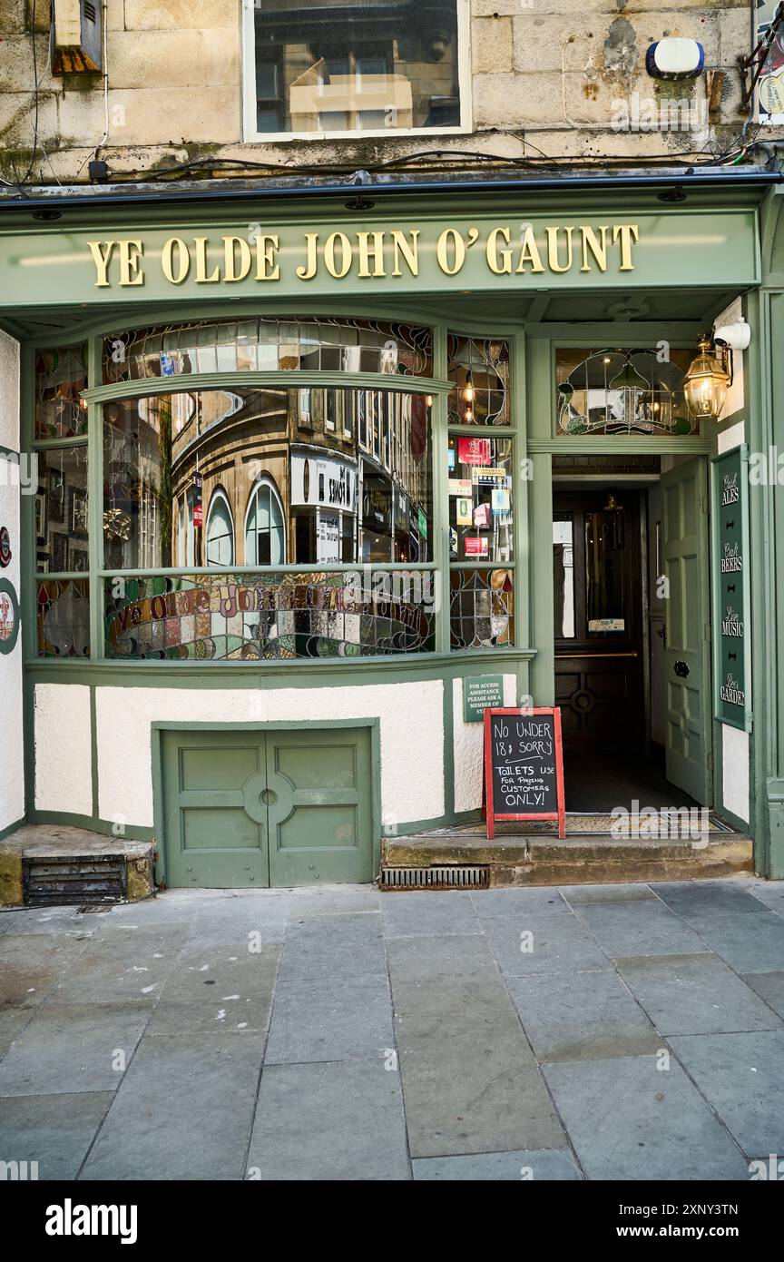 Ye old John O'Gaunt in Lancaster city centre Stock Photo