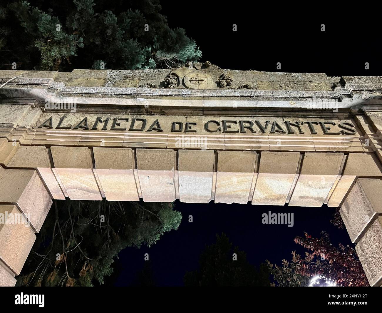 Alameda de cervantes hires stock photography