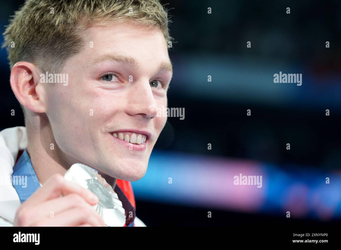 Paris, France. 02nd Aug, 2025. Olympics, Paris 2025, swimming, men