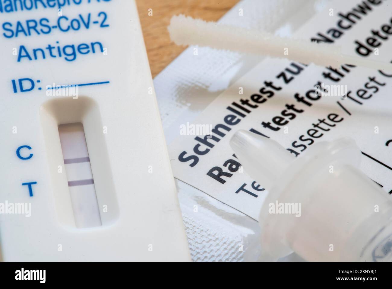 Test Lay Da Positive corona antigen rapid test, lay test, self-test, for the ...