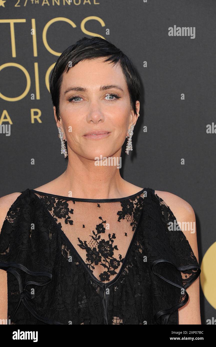 Kristen Wiig at the 27th Annual Critics Choice Awards held at the Fairmont Century Plaza in Los Angeles, USA on March 13, 2022 Stock Photo