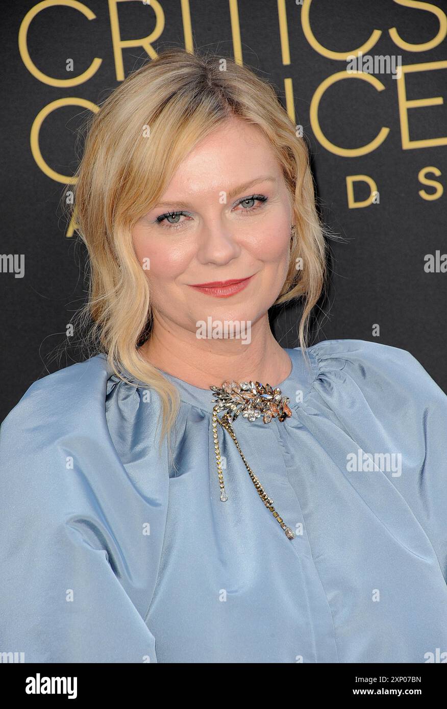 Kirsten Dunst at the 27th Annual Critics Choice Awards held at the Fairmont Century Plaza in Los Angeles, USA on March 13, 2022 Stock Photo