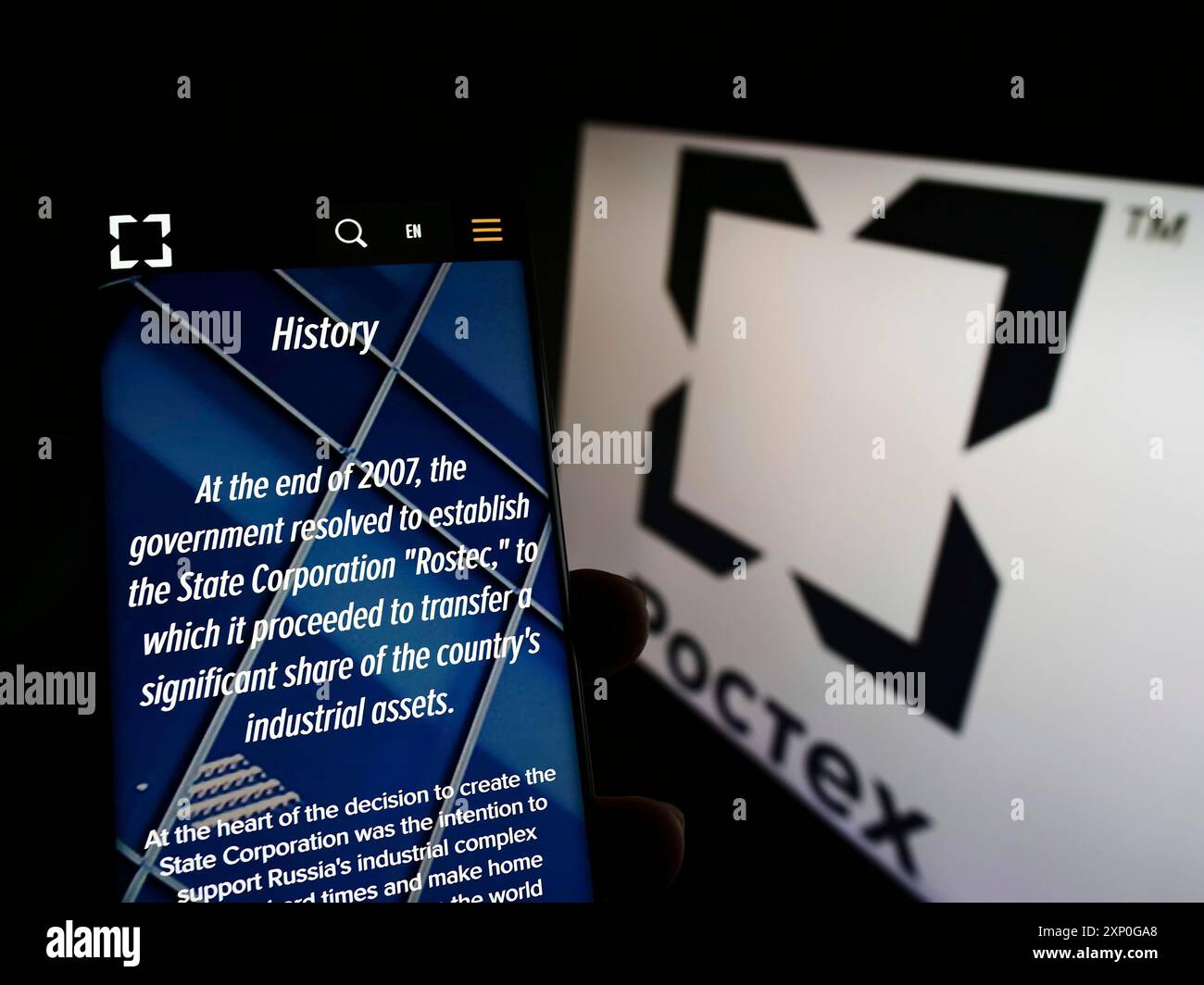 Logo rostec hi-res stock photography and images - Alamy