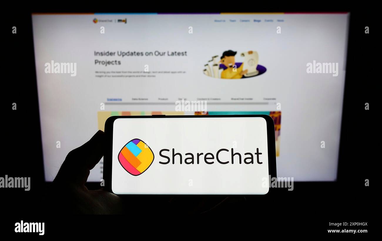 Sharechat Web Pag tech logo hi-res stock photography and images - Alamy