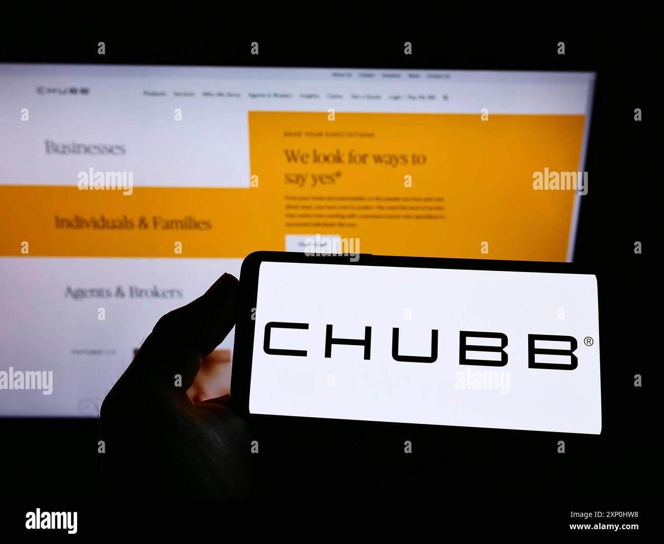 Chubb insurance logo hi-res stock photography and images - Alamy