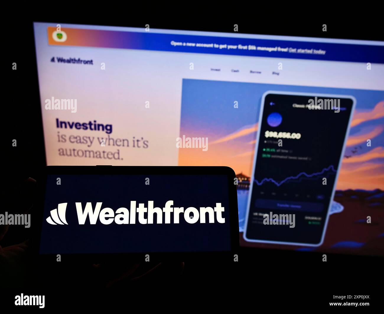Wealthfront logo hires stock photography and images Alamy