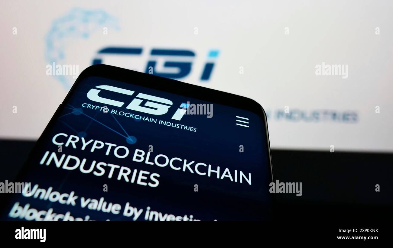 Crypto blockchain industries hi-res stock photography and images - Alamy
