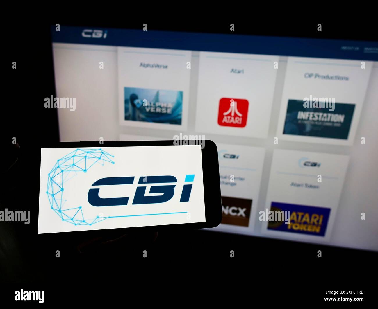 Crypto blockchain industries hi-res stock photography and images - Alamy