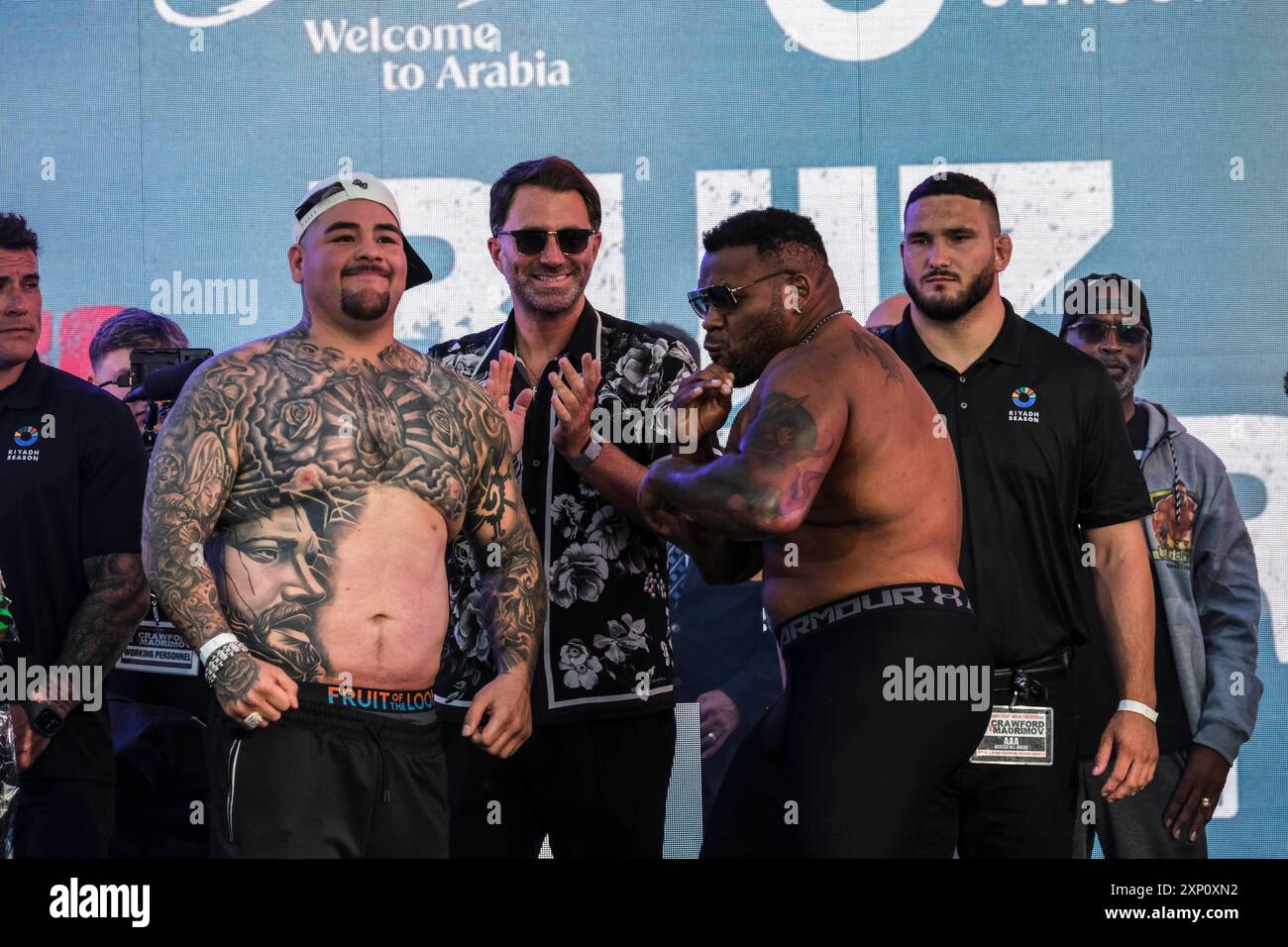 Los Angeles, California, USA. 2nd Aug, 2024. Heavyweights Andy Ruiz and ...