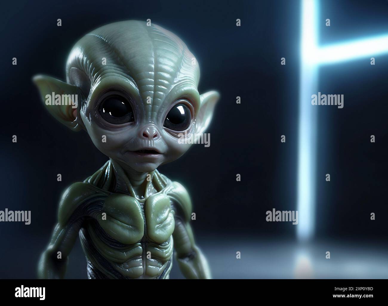 Baby alien, illustration Stock Photo - Alamy