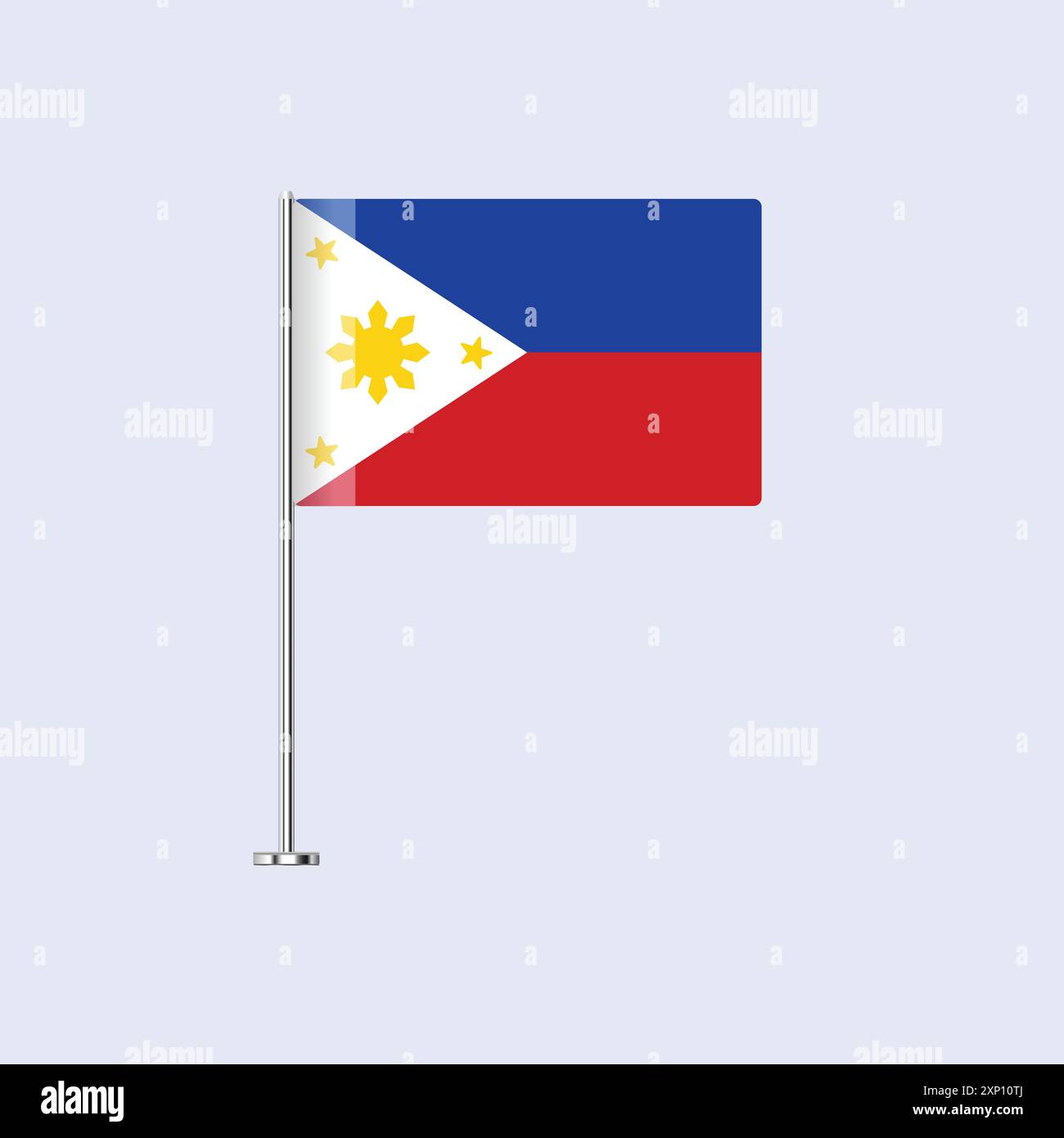 Philippines flag png Stock Vector Images - Alamy