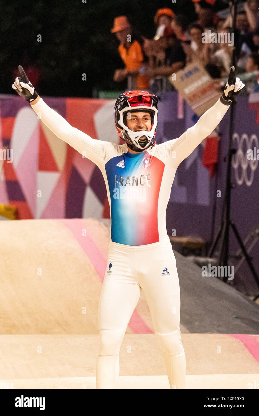 Joris Daudet FRA Gold Medal Cycling BMX Racing Men Final During Joris Daudet FRA Gold Medal Cycling BMX Racing Men Final During
