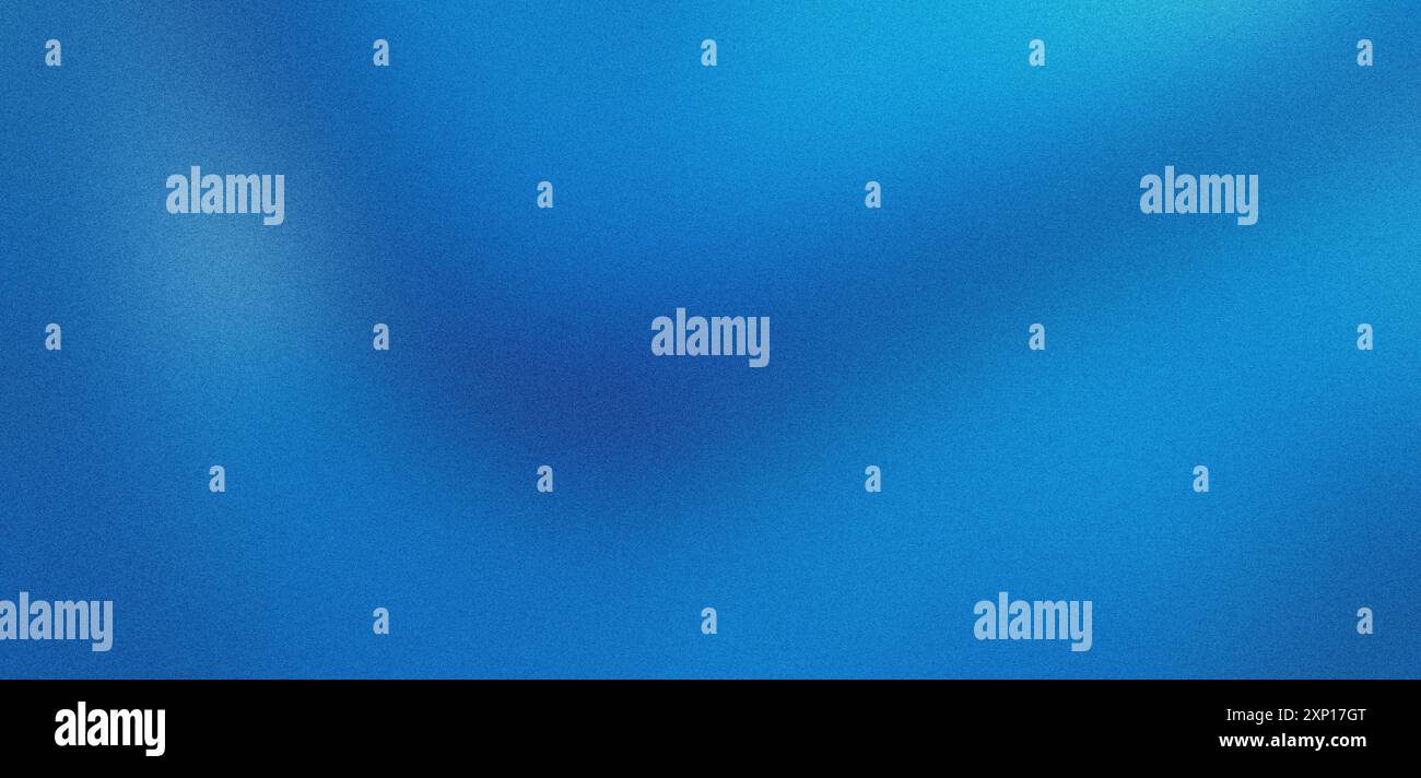 Abstract blue background with a grainy texture and a gradient of light ...