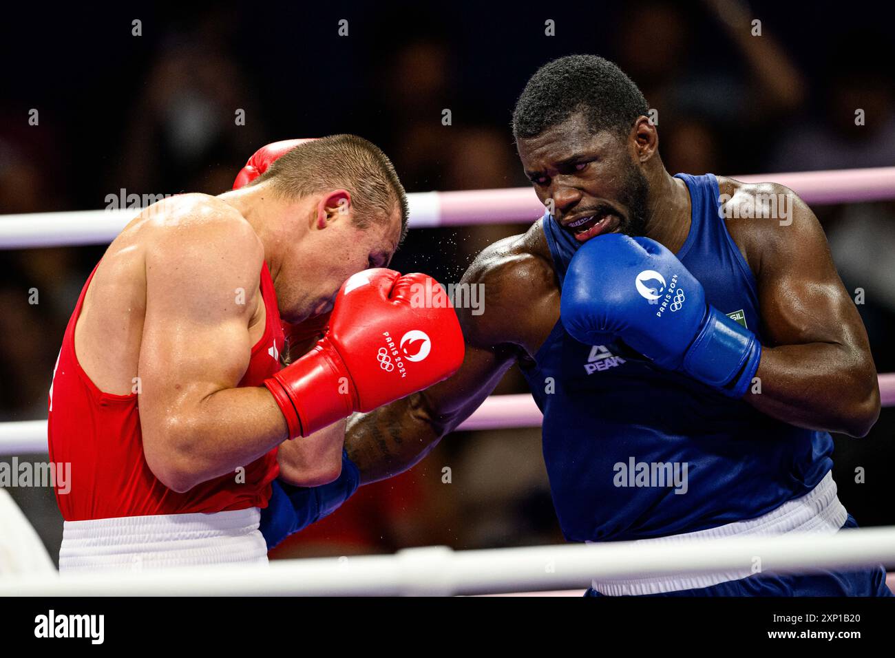 PARIS, FRANCE 2 AUGUST, 2024 Oleksandr Khyzhniak, Boxing, Olympic