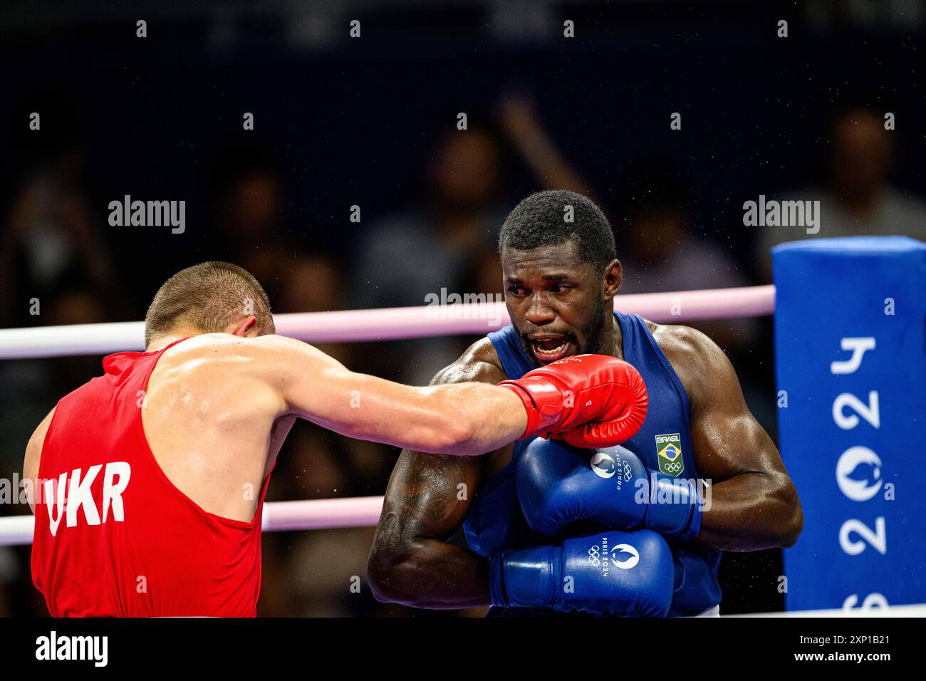 PARIS, FRANCE 2 AUGUST, 2024 Oleksandr Khyzhniak, Boxing, Olympic